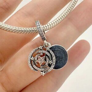 ✨✨Pandora Two-tone Shooting Star Double Dangle Charm